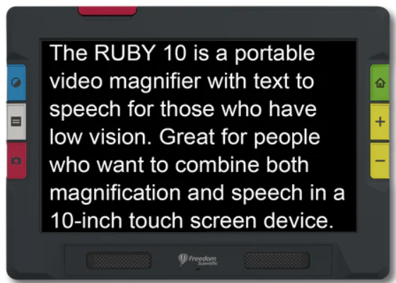 Photo of the Ruby 10 from the ATRC lending library.