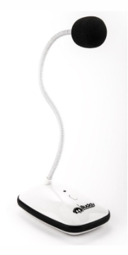 Photo of the Desktop Mini Microphone from the ATRC lending library.