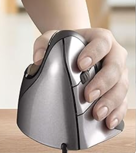 Photo of the Left Hand Vertical Mouse from the ATRC lending library.