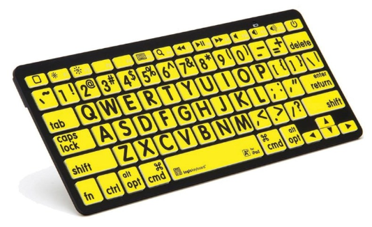 Photo of the Large Print Computer Keyboard from the ATRC lending library.