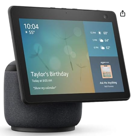 Photo of the Alexa Echo Show 10 from the ATRC lending library.