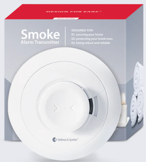 Photo of the Smoke Alarm Transmitter from the ATRC lending library.