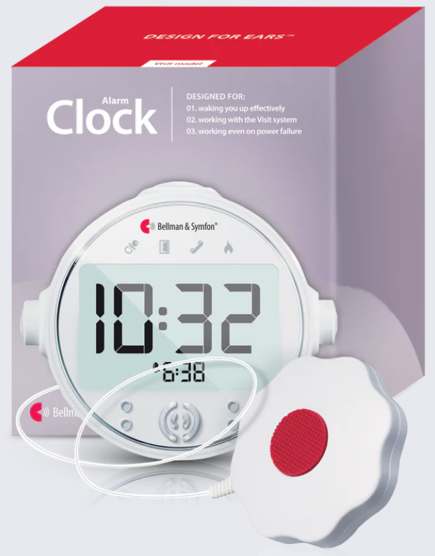 Photo of the Alerting Alarm Clock from the ATRC lending library.