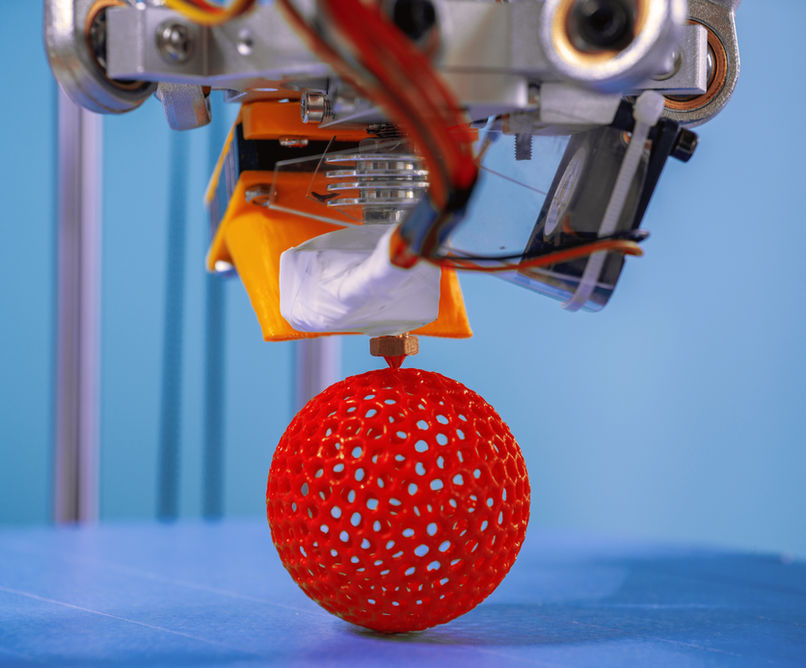 A 3D printer producing a low-cost assistive device