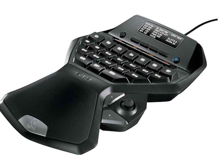 Photo of the Logitech G13 Programmable Gameboard from the ATRC lending library.