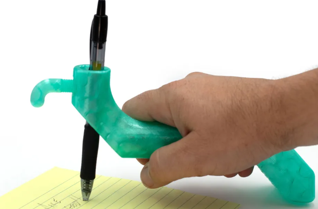 Photo of the Handle Writer with Base from the ATRC lending library.